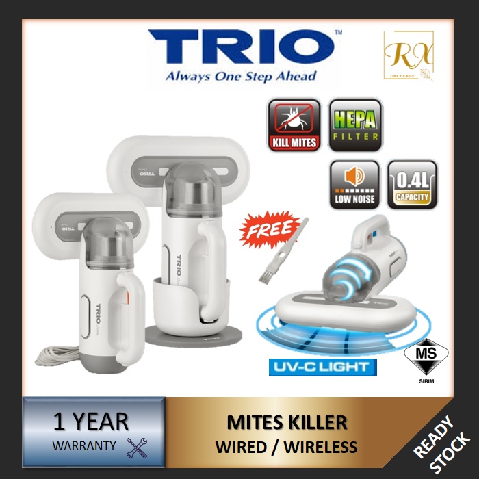 [BUBBLE WRAP] TRIO MITES KILLER WIRELESS / WIRED TMK335 UVC LIGHT 0