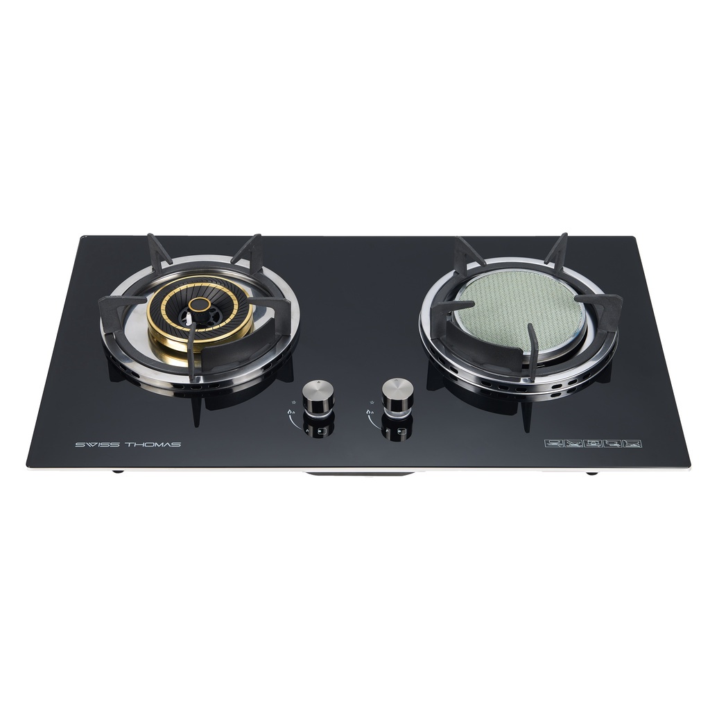 Destro Tempered Glass Stainless Steel Gas Stove Built-in CookTop