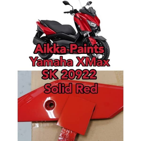 AIKKA SK20922 SOLID RED YAMAHA XMAX 2K MOTORBIKE PAINT Shopee Malaysia