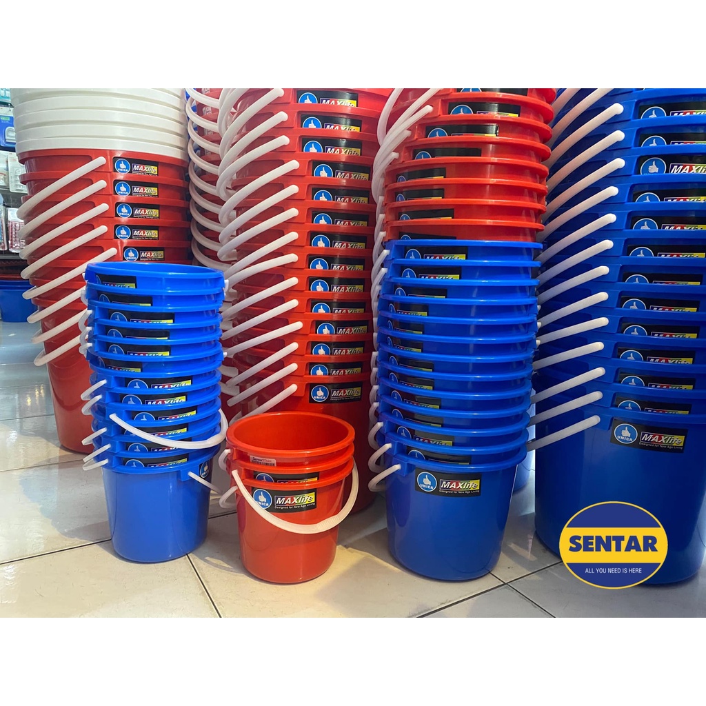 100% ORIGINAL Unica Gallon Heavy-Duty Plastic Utility Pail/Bucket (50 ...