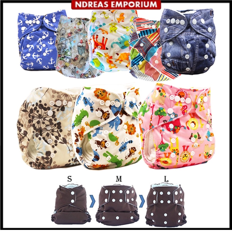 Double Row Snap Cloth Diaper K U (NO INSERT) Shopee Malaysia