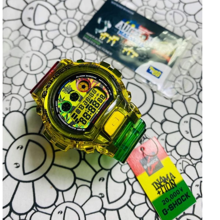 GSHOCK DW6900 ORIGINAL NEW CUSTOM RASTA JELLY Shopee Malaysia