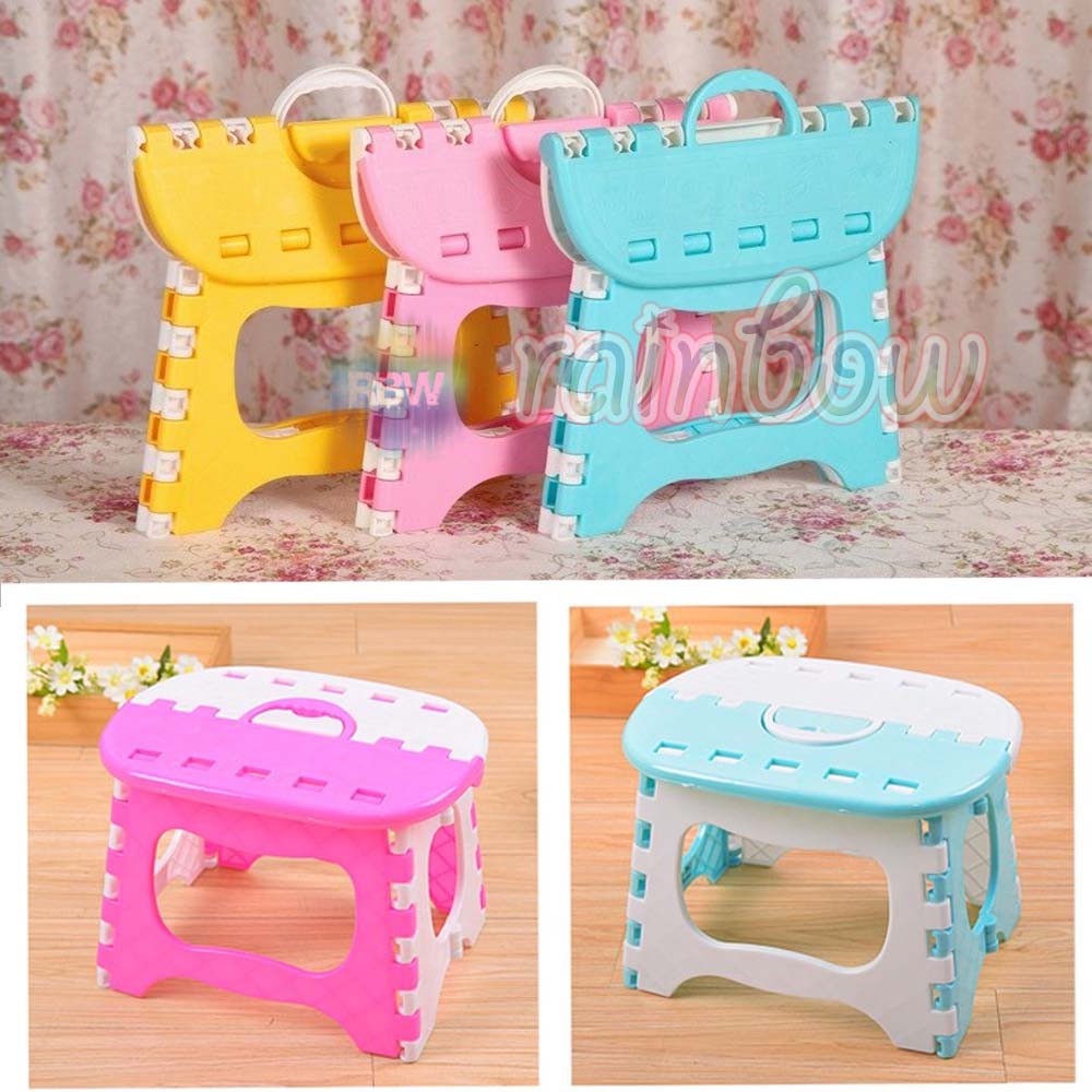 Practical portable Folding Mini Chair Thick Plastic Children's Chair ...