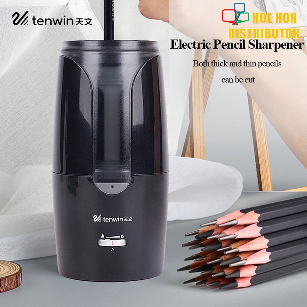 Tenwin Rechargeable Automatic Electric Pencil Sharpener Adjustable