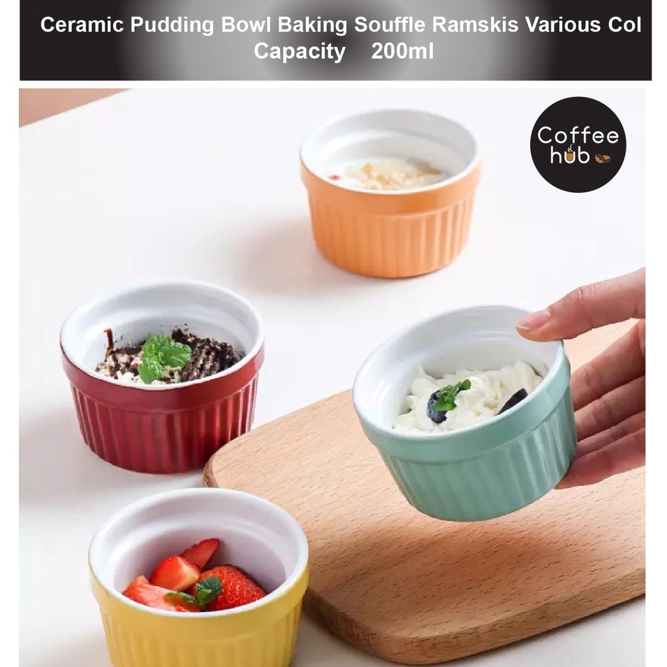 10oz Ramekins Set Of 4 Soufflé Dishes Baking ... - Motobike 60