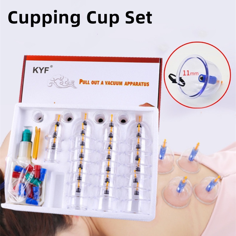 32Pcs Cupping Cup Set Chinese Vacuum Cupping Set Massage Vacuum Cupping ...