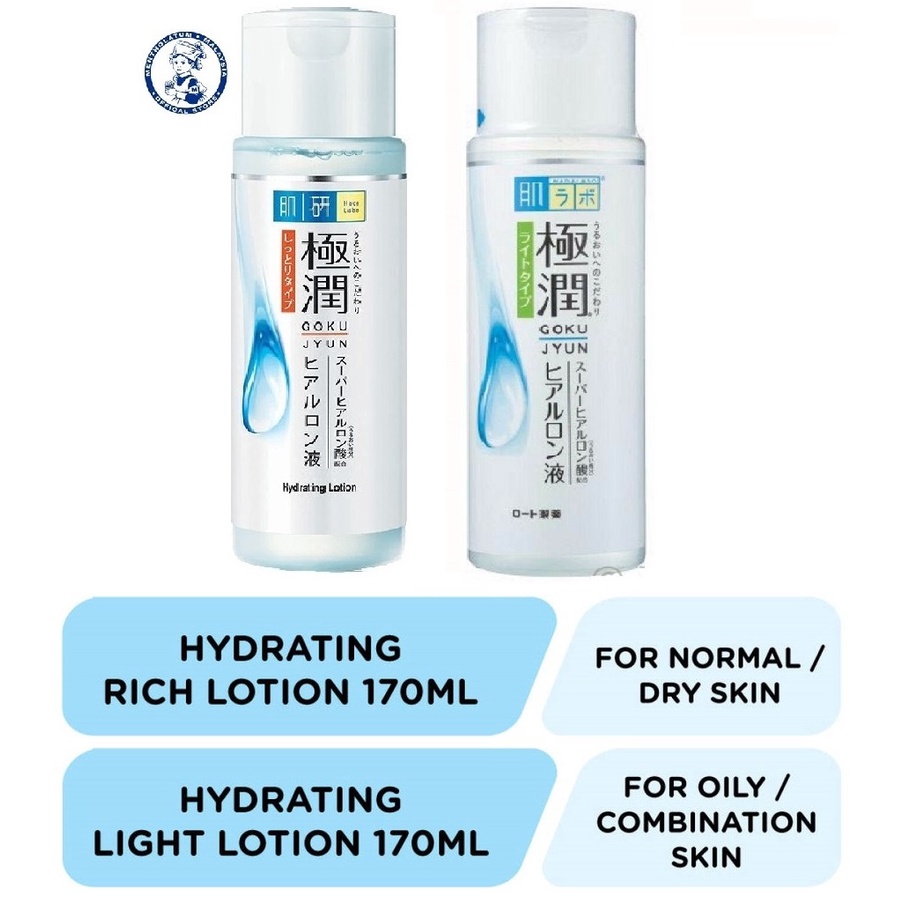 Hada Labo Super Hyaluronic Acid Hydrating Lotion Light / Rich 170ml