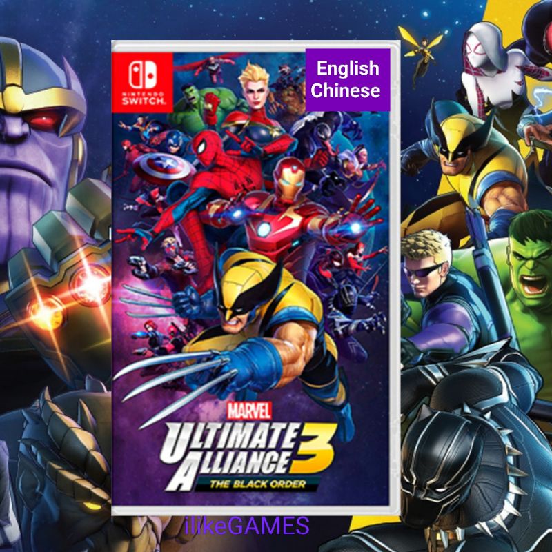 💥Eng/Chi💥 Nintendo Switch NS Marvel Ultimate Alliance 3 The Black Order