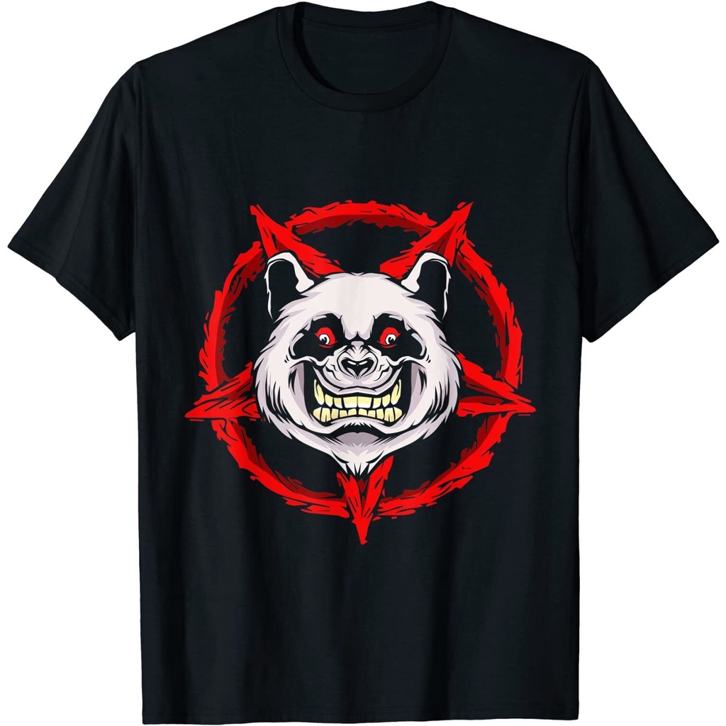 New Fashion Pentagram Panda Design For Lover From Satan T-Shirt ...
