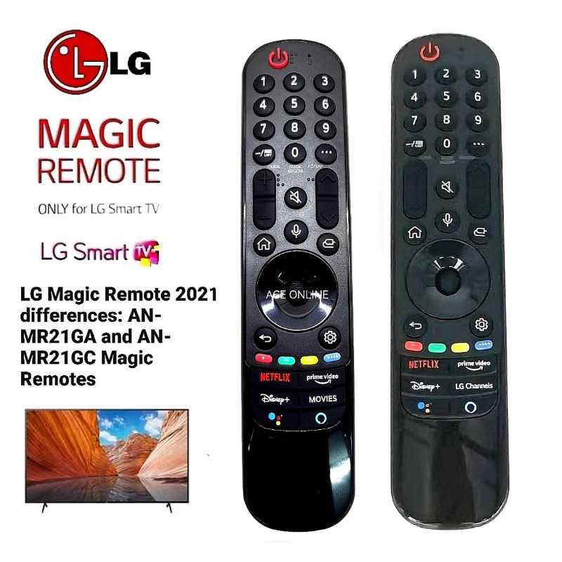 Universal LG Magic Remote Control for LG Smart TV - LG Remote Compatible  with All Models of LG Smart TV - 1 Year Warranty Included - (NO Voice  Control