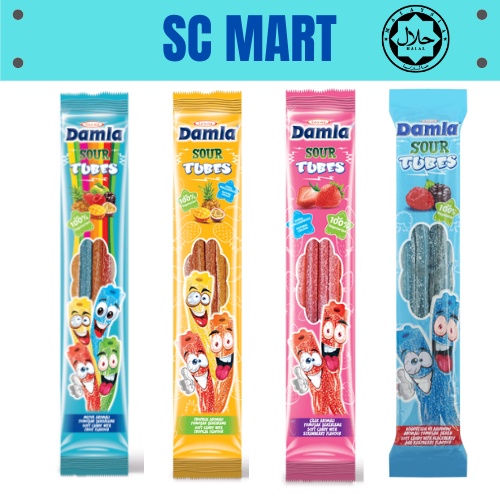 [SC] Damla Sour Tubes Soft Chewy Candy 30gm Shopee Malaysia