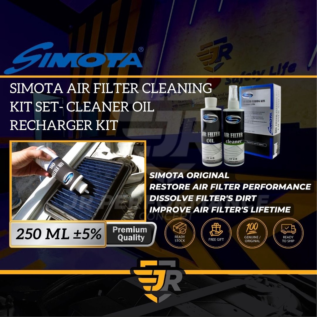 Works Engineering Simota Air Filter Recharger Cleaning Kit Celaning Oil Minyak Cuci Penapis
