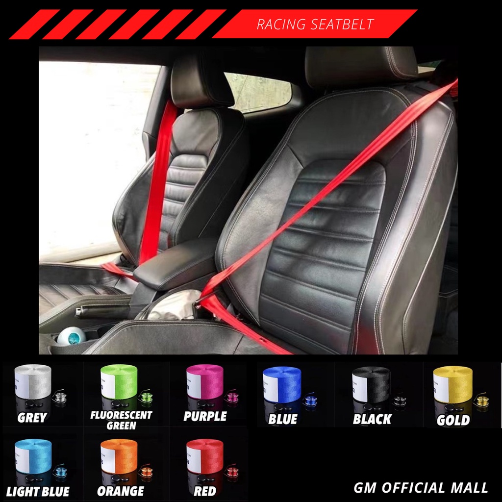 RACING SEATBELT bing Super Sports Car Accessories JDM Interior Track