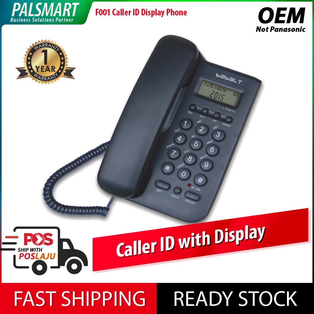 Telefon Rumah Panasonic, NEC & Oher OEM Home Telephone phone KX-TS500ML  KX-T7703X F001 AT-40 Single Line Display Phone | Shopee Malaysia