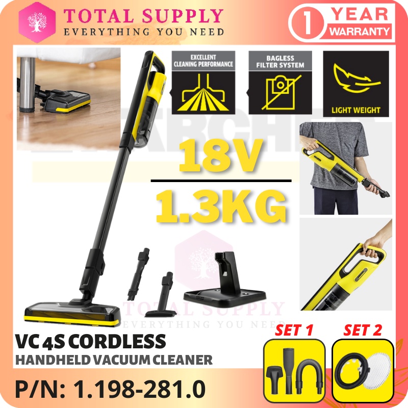 【FREE SHIPPING】VC4S KARCHER CORDLESS HANDHELD VACUUM STICK CLEANER / VC