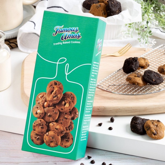 Famous Amos 240g Delightful Gift Box Hari Jadi Christmas Cookies Hadiah ...