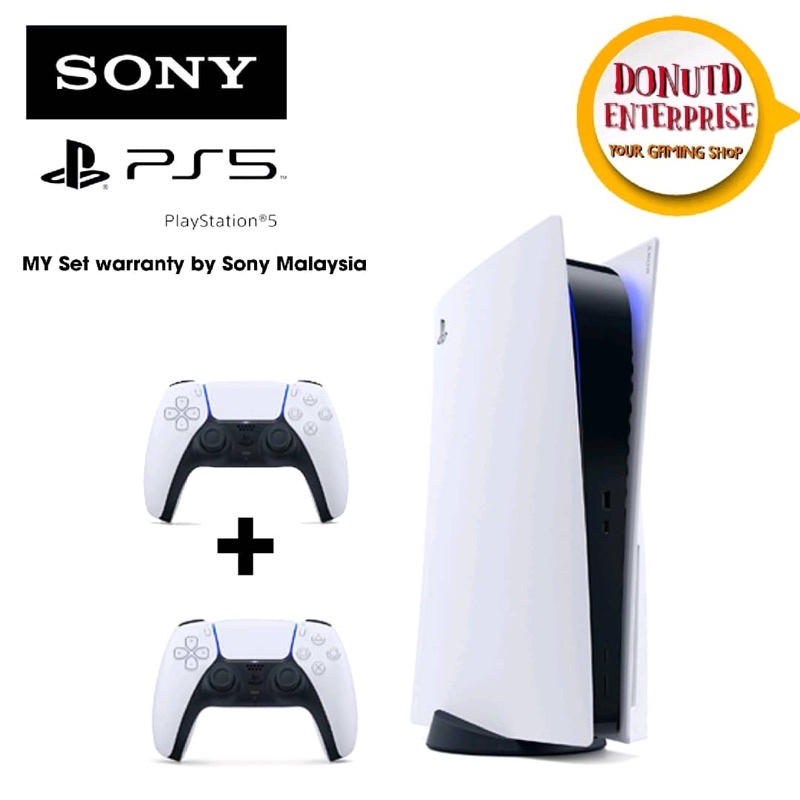Sony PS5 / Playstation 5 Disc+ 2 Extra DualSense Bundle (MY Set ...
