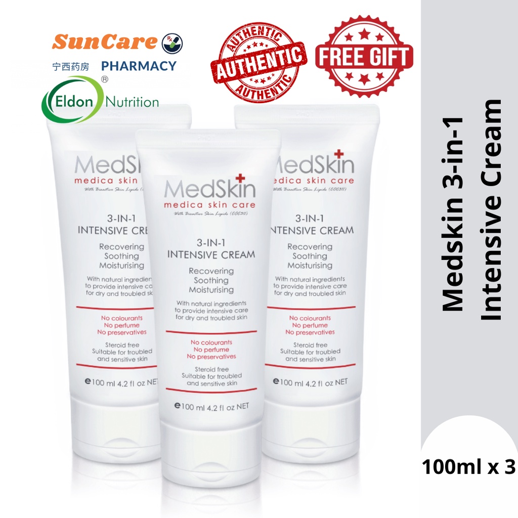 Medskin 3in1 Intensive Cream 100G SINGLE / TRIPLE PACK (EXP DEC 2026