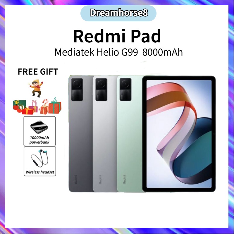 【Global Rom】Xiaomi Redmi Pad Table 6+128GB WiFi Version 8000mAh ...