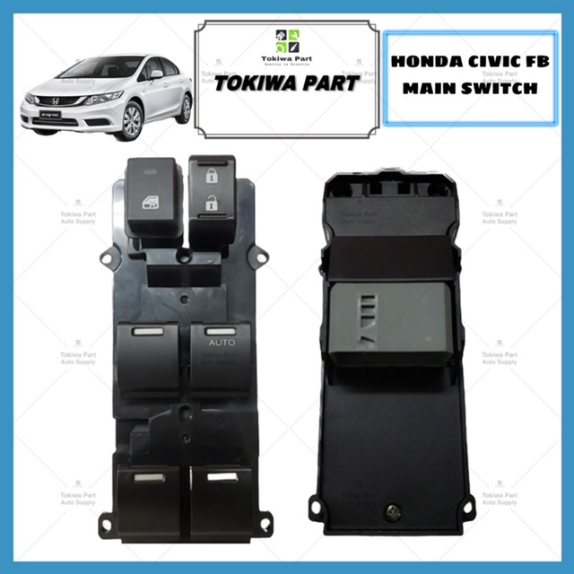 HONDA CIVIC FB TRO TR0 POWER WINDOW MAIN MASTER SWITCH SUIS TINGKAP FRH ...