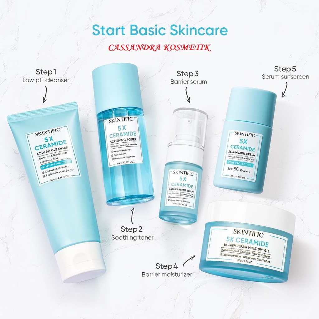 Skintific 5X CERAMIDE ALL VARIAN - LOW PH CLEANSER 80ML - BARRIER ...