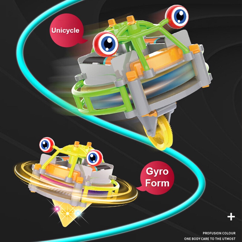 2 In 1 Tumbler Spinning Top Robot Fidget Toy Tumbler Anti Gravity