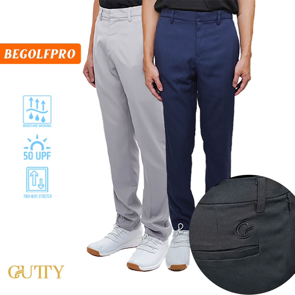 Gutty Men's DTec Active Golf Long Pants Shopee Malaysia