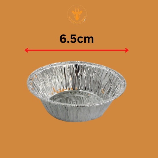 READY STOCK] 50pcs+- Disposable Tin Aluminum Foil Tart Mould Cup