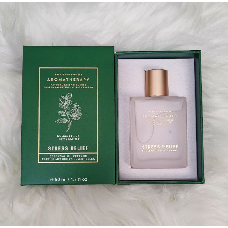 Bougie 3 Mèches Bath & Body Works – Stress Relief, Parfum Apaisant, Neuve