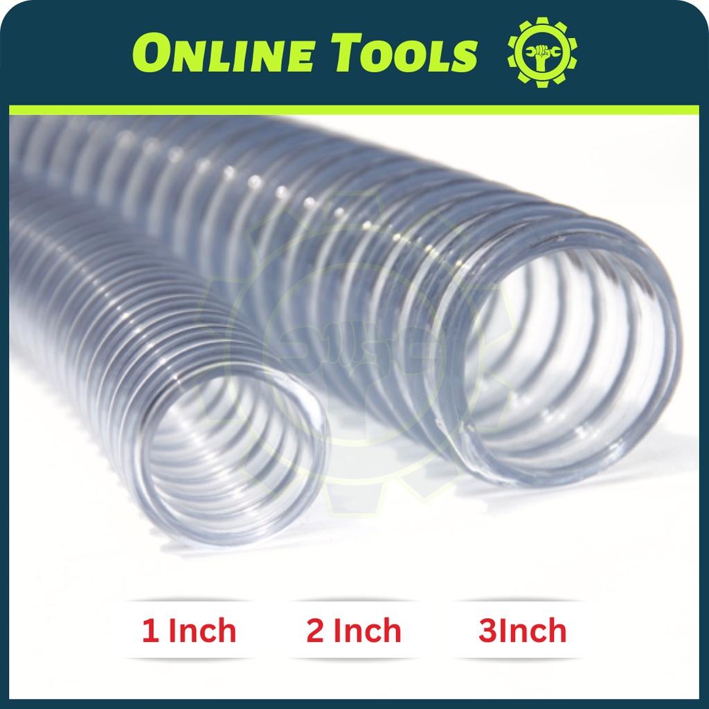 Spring hose water suction hose wire hose (Water Pump) 1" 25mm / 2" 50mm
