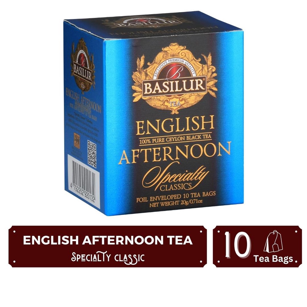 Basilur English Afternoon Tea Tea Bags (10 Individual) Shopee Malaysia