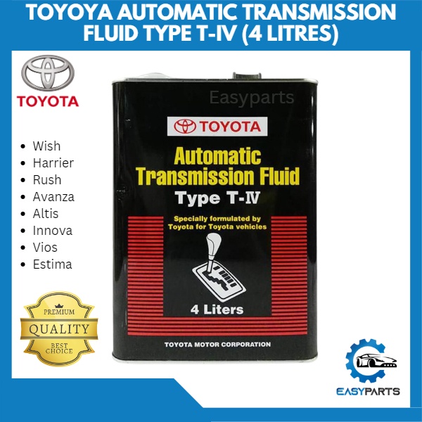 Toyota/Lexus Type-4 Transmission Fluid - 4 Quart OEM Fluid 00279-000T4-01