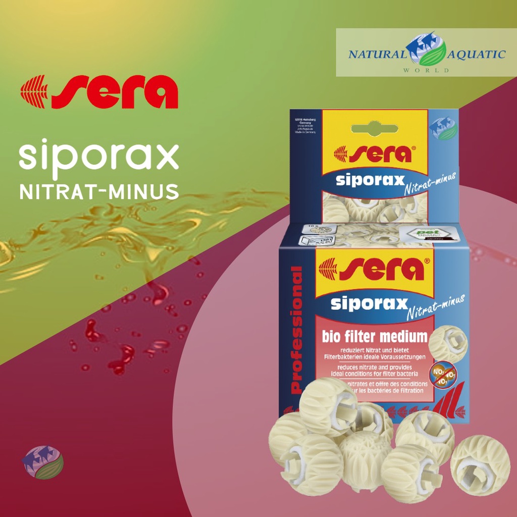 Sera Siporax NitratMinus (500ml/ 145g) Nitrate Removal, Bio filter