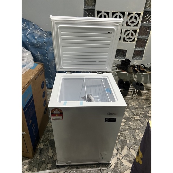 midea chest freezer 99 litre 5 star rating energy consumption RC