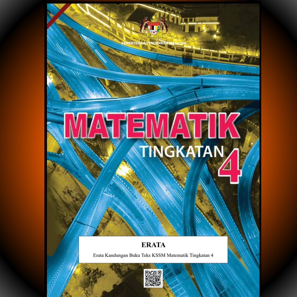 [ERATA] Buku Teks Matematik Tingkatan 4 Pembetulan Buku Teks Kssm