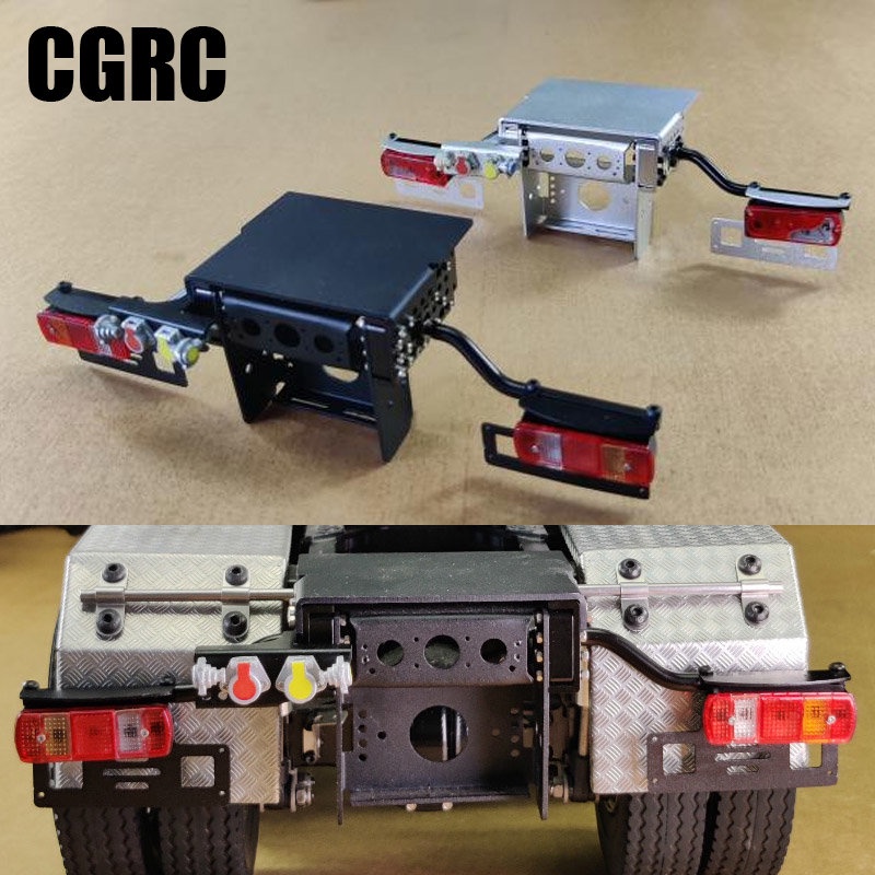 Metal Upgrade Tail Light Bracket for 1/14 Tamiya RC Trucks Trailer