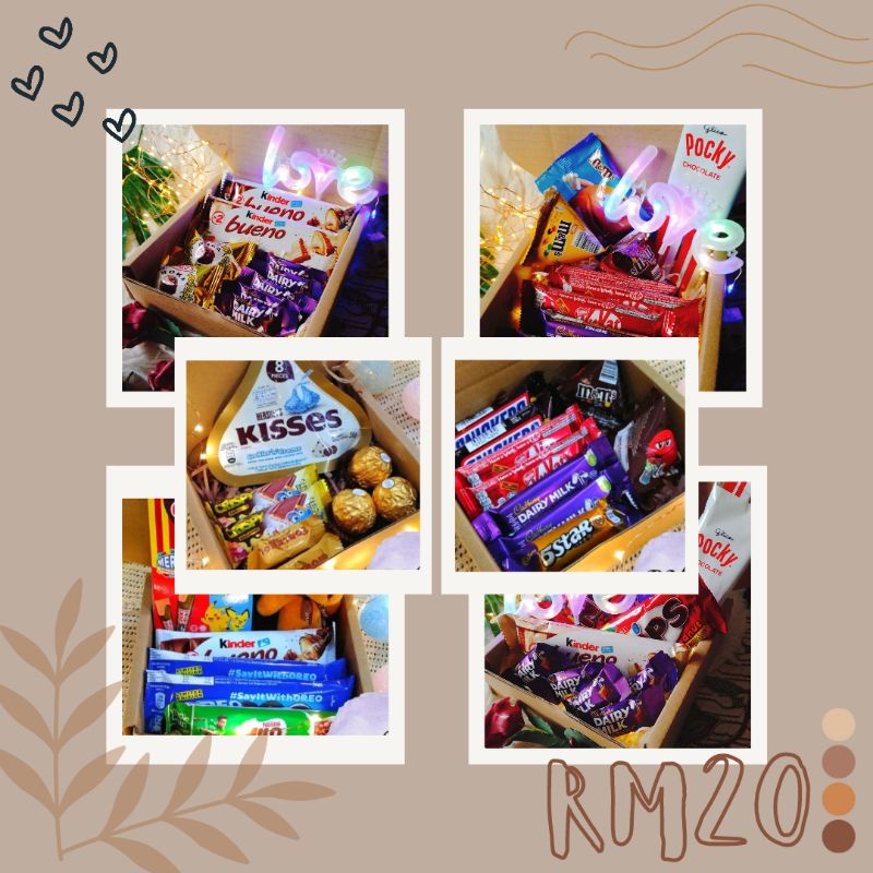 Budget Surprise Box RM20/ Gift Box/ Chocolate Box/ Harga Berbaloi ...