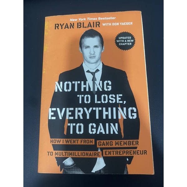 Nothing to Lose, Everything to Gain - Ryan Blair (Non-fiction) | Shopee