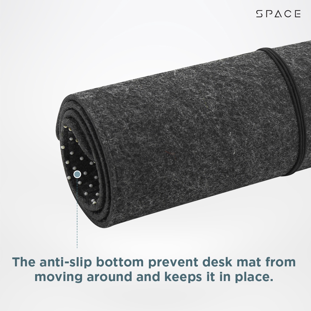 SPACE Computer Desk Mat Wool Felt | Shopee Malaysia