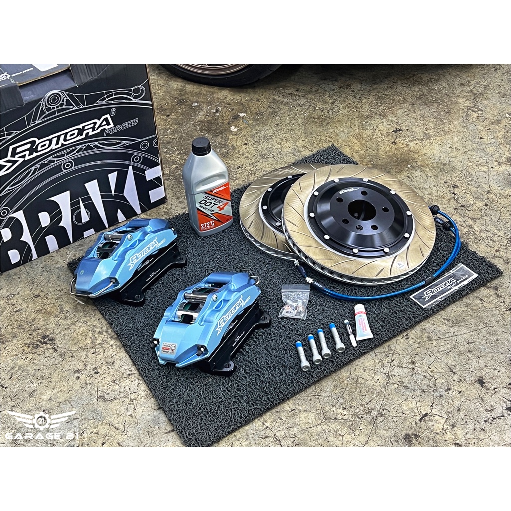 Rotora RF403 4pot brake kit thin ver Volkswagen Golf mk5 mk6 mk7