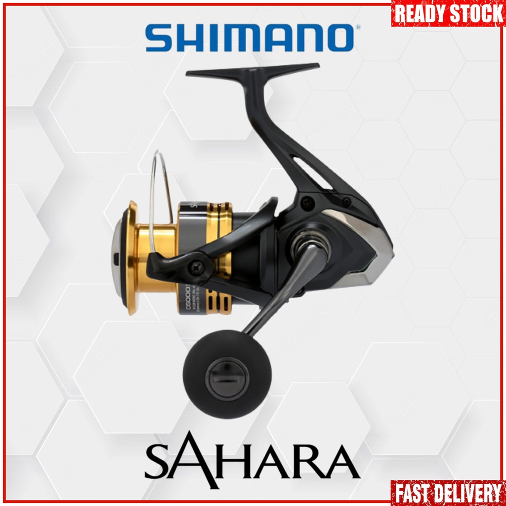 Shimano Sahara FJ Spinning Fishing Reel 2022, 500 1000 2500 C3000 C3000HG  4000 4000XG C5000XG
