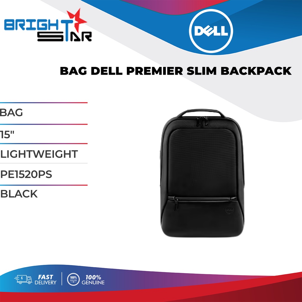 Dell premier slim online backpack 15