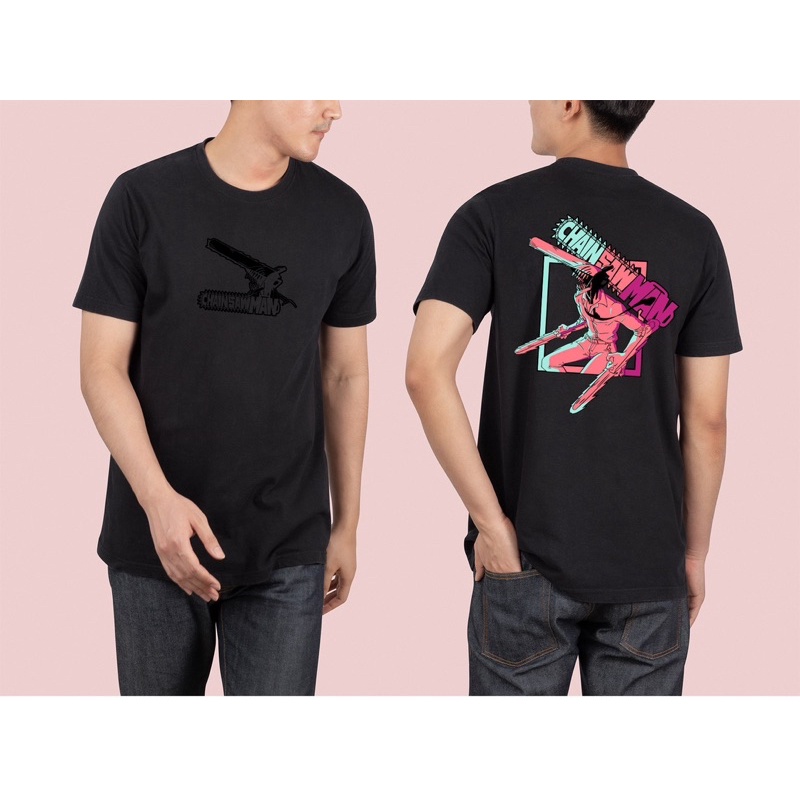 Chainsawman Tshirt Premium 190gsm 100 Cotton Shopee Malaysia