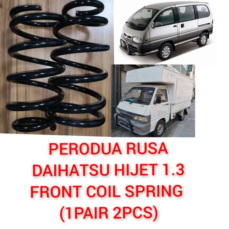 🤩(1PAIR 2PCS) PERODUA RUSA & DAIHATSU HIJET S89 FRONT COIL SPRING ...