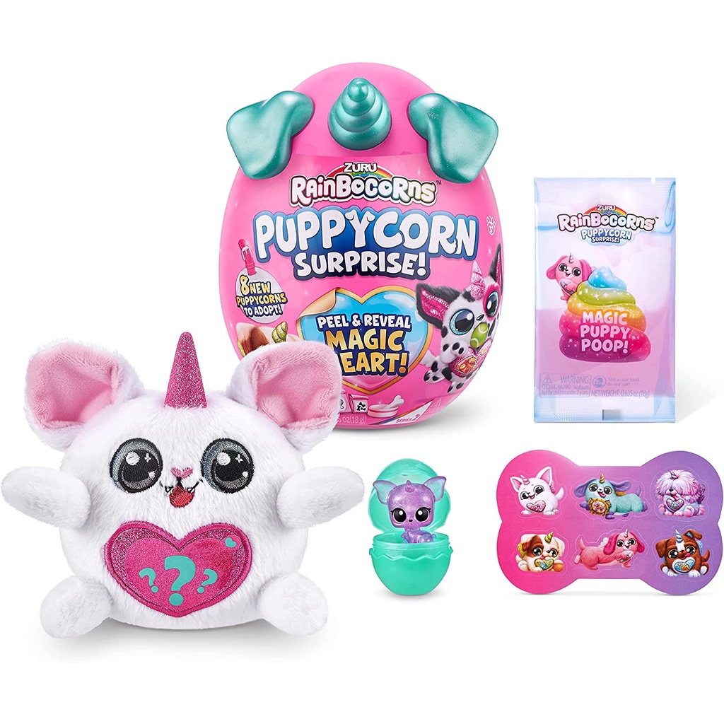 ZURU Rainbocorns Kittycorn Surprise Series 1 ZURU, Collectible Plush ...