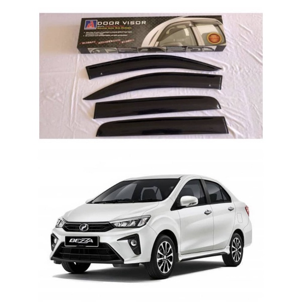 PERODUA BEZZA 2016-2022 AG 4 INCH DOOR VISOR | Shopee Malaysia