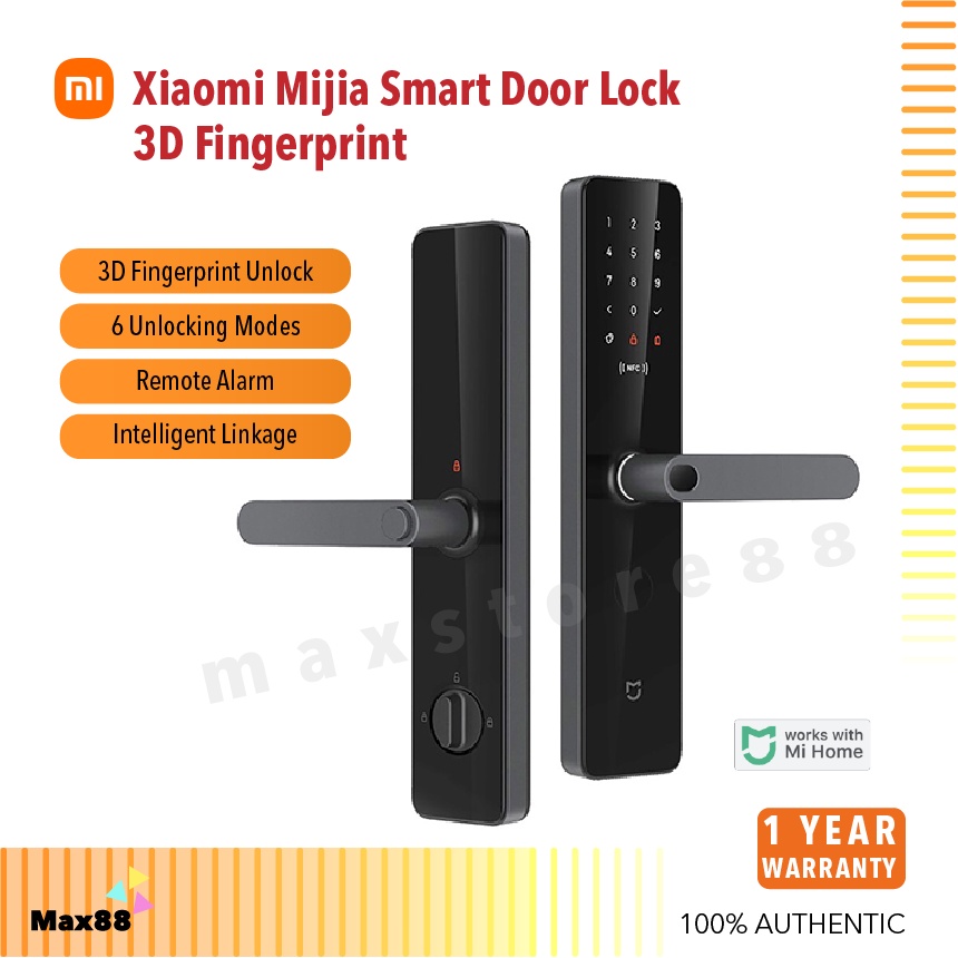 Xiaomi Smart Door Lock Pro Automatic S E Edition D Fingerprint Password Nfc Bluetooth