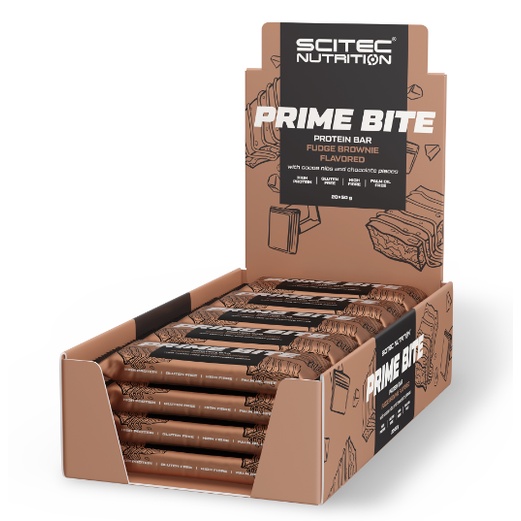 Scitec Nutrition Prime Bite Protein Bars 20 bars (1 Box) Buy 1 Free 1 ...