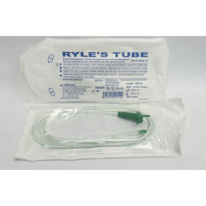 Idealcare Ryle's Tube With Stopper 14FG | Shopee Malaysia