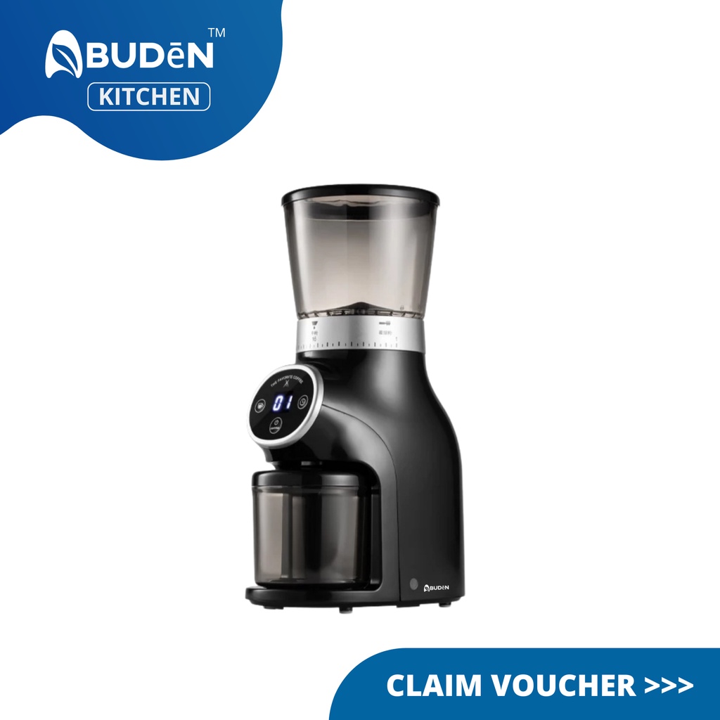 ABUDEN Digital Coffee Grinder Machine Coffee Burr Grinder 31 Grind 275g